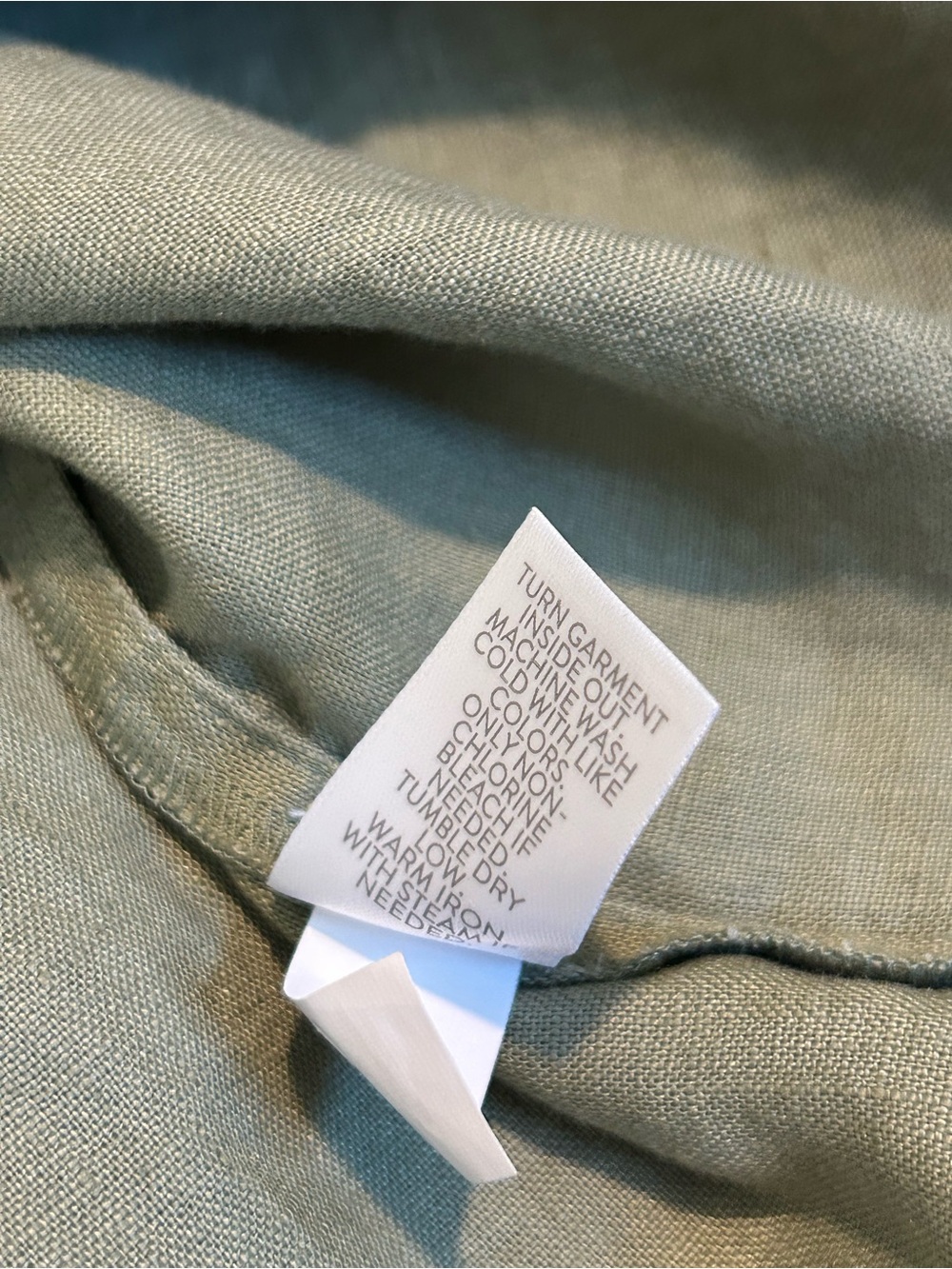 J. Jill 100% Linen Midi Dart-Waist Dress Size L - Natural Workwear Minimalist - Picture 11 of 11
